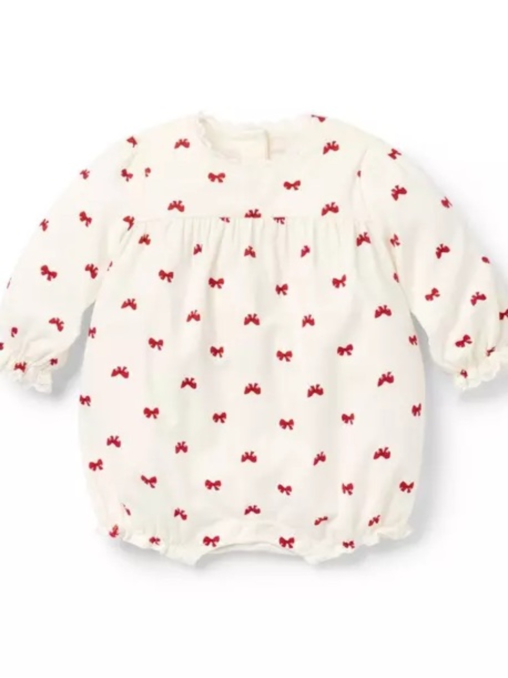 Janie and Jack Baby Bow Corduroy Romper